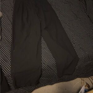 Class Club Men's Black Wide-Leg Trousers